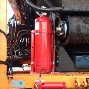 Vehicle Fire suppression system tank